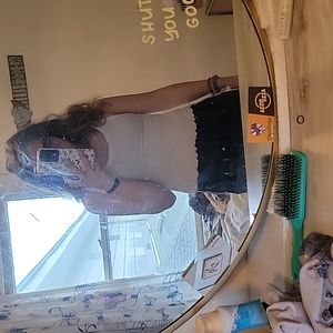 White tank top size small